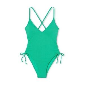 STONEY CLOVER LANE x Target green one piece swimsuit Size: M